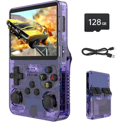 Console de jeux portable TRIMUI BRICK, écran IPS 3,2 pouces, système Linux, 64 Go, Noir - Jeux vidéo