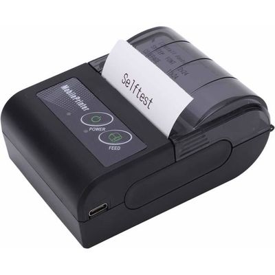 Mini imprimante de reçus Bluetooth portable, Sans fil, Imprimante de reçu, 3