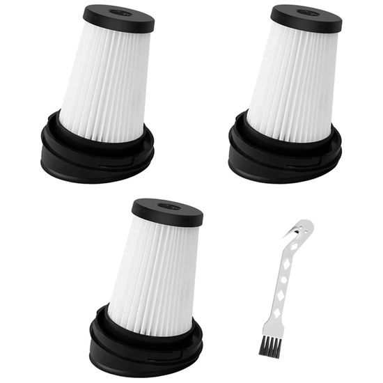 Kit Filtres HEPA Pour Aspirateur Grundig VCH9130 - Compatible Beko - 2 Filtres + Brosse