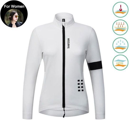 Veste Cyclisme D'hiver Femme BALEAF - Matelassée, Coupe-vent, Capuche, Doublée, Pour Vélo Et Outdoor
