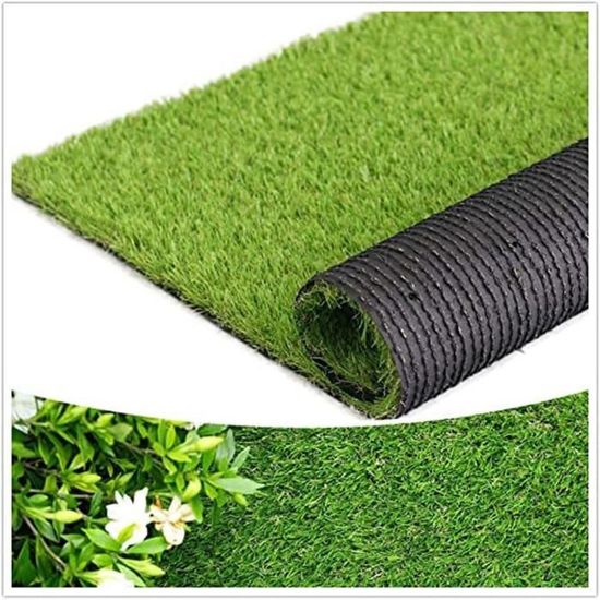 Tapis Gazon Artificiel GREEN 1,33x2,50m - Moquette Extérieur Balcon Terrasse Jardin