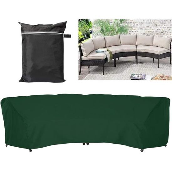 KDXAOBEI Housse Pour Meubles De Jardin, Robuste Tissu Oxford 420D Housse Salon De Jardin Bâche Meuble, Pour Ensembles De Table Et De Canapé Avec Corde