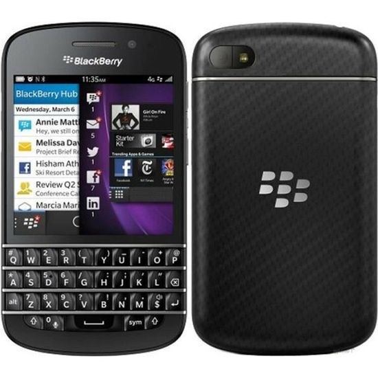 BlackBerry Q10 Noir s  Smartphone