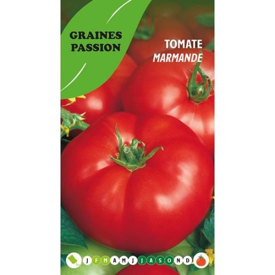 Graines - Graines Passion - Tomate Marmande - Gros fruits charnus - Culture plein air