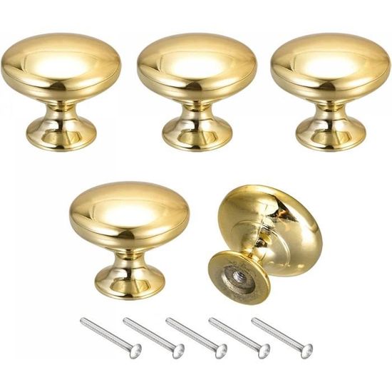 SOURCING MAP 10Pcs Bouton De Meuble Bouton Porte Bouton Tiroir 701537