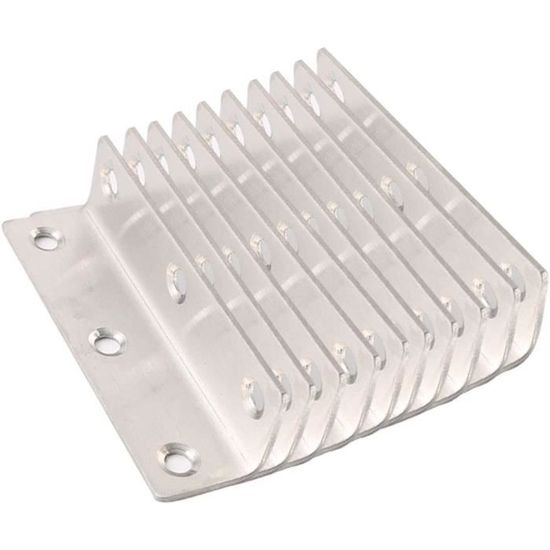Sourcing Map 20pcs Equerre D angle Droit Équerre Fixation Plaque Assemblage Réparation Meuble