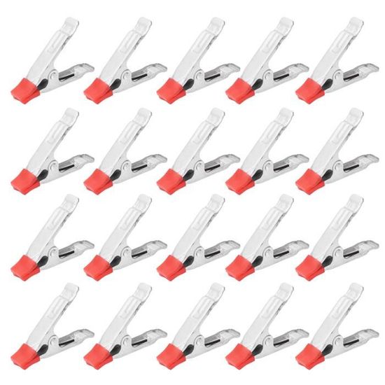 10 Pinces à Ressort Nylon - Pinces Plastique Robustes, Maintien Forte Puissance