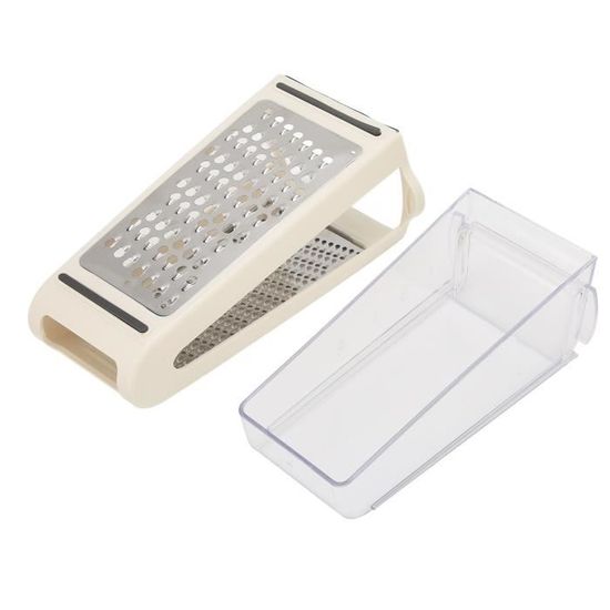 Râpe Manuelle Râpe à Fromage Magicvogel Avec Récipient - 2 Surfaces, Acier Inox, Pour Légumes Et Fruits Râpe Fromage Récipient
