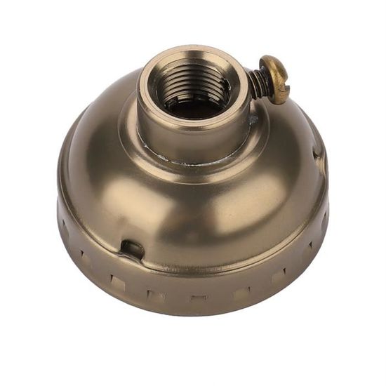 Support De Lampe E27 Vintage En Aluminium - Interrupteur à Chaînette - Pour Lampe De Bureau, Salon, Bar - Design Rétro
