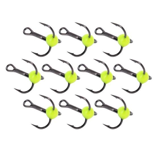 Lot Meiho Hameçons Triples Lunker Voile Taille S - 74 Pièces Tailles 8/6 - NEUF