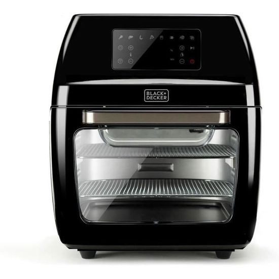 Luchtfriteuse Black & Decker BXAFO1200E Zwart 1700 W 12 L