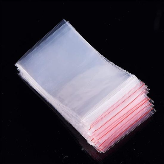 500 Sachets Plastique Transparentes,Sachet Plastique Bonbon,Sacs En