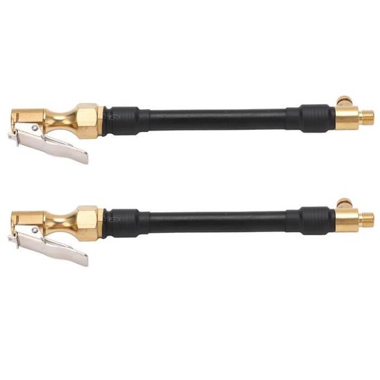 Adaptateur de Tuyau de Gonflage de Pneu - AKOZON - 2 en 1 - Caoutchouc
