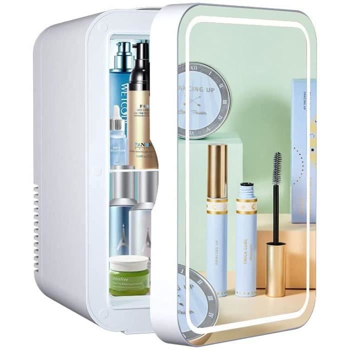 Mini frigo maquillage portable, mini réfrigérateur 12v 220v