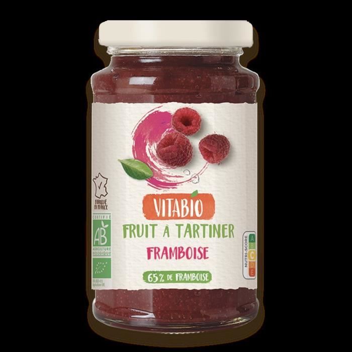 Vitabio - Fruit à tartiner Framboise - Bio - Pot verre - 290g