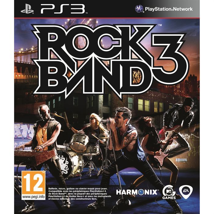 Electronic Arts Rock Band 3 / Jeu Console PS3