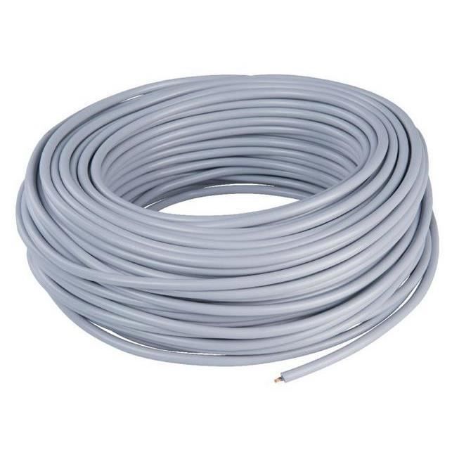 Lynelec - Câble souple domestique H05 VV-F blanc 3G1 mm² Ø 8 mm 50 m