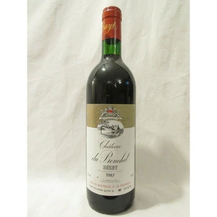 buzet château du bouchet rouge 1987 - sud-ouest france
