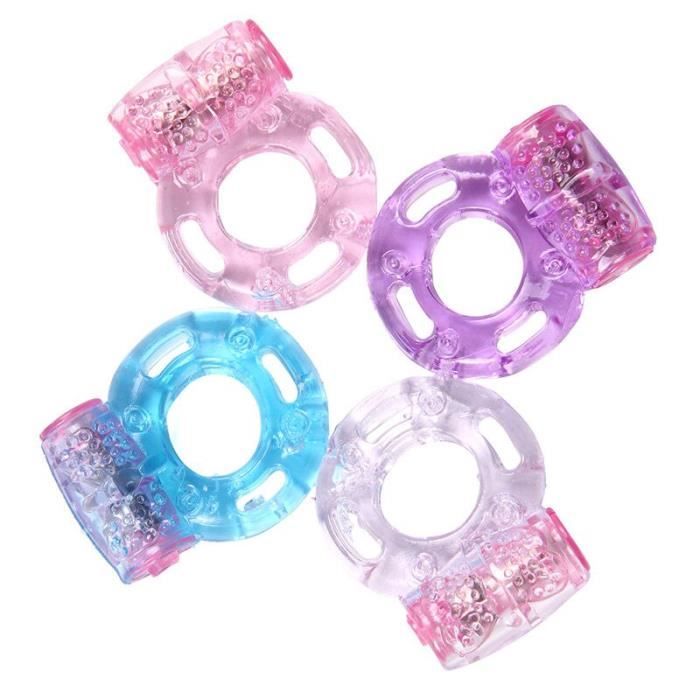 ANNEAU COCKRING,Anneau papillon extensible silicone vibrant anneau de pénis anneaux jouets sexuels adultes pour - Type Random#B