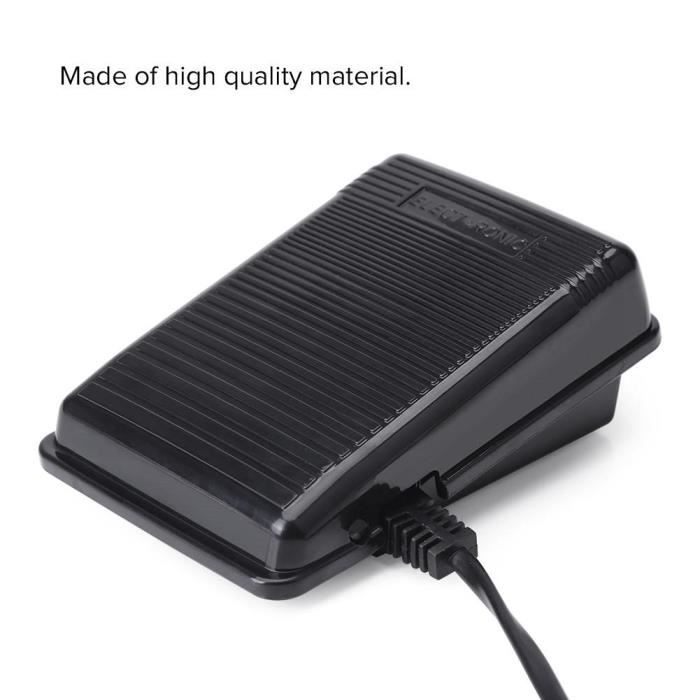 ARAMOX Pédale de contrôleur au pied 1pc pièces de Machine à coudre à pédale de contrôleur de pied pour Singer EU Plug 220V
