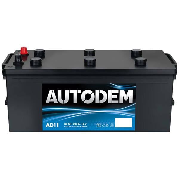 Batterie Autodem Autodem AD11 88Ah 720A (équivalent Bosch : S4013)