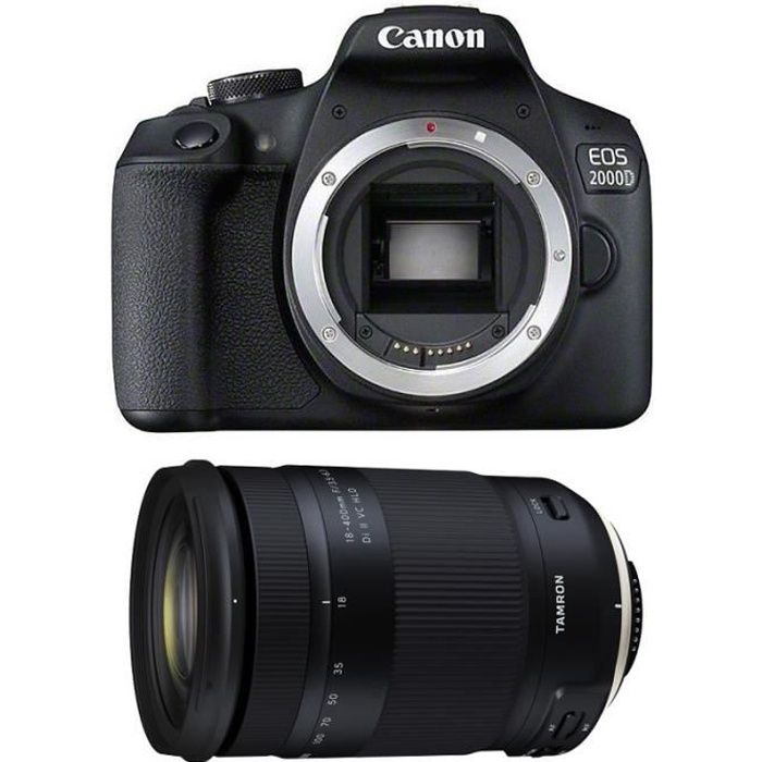 CANON EOS 2000D + TAMRON 18-400 f/3.5-6.3 Di II VC HLD GARANTI 3 ans