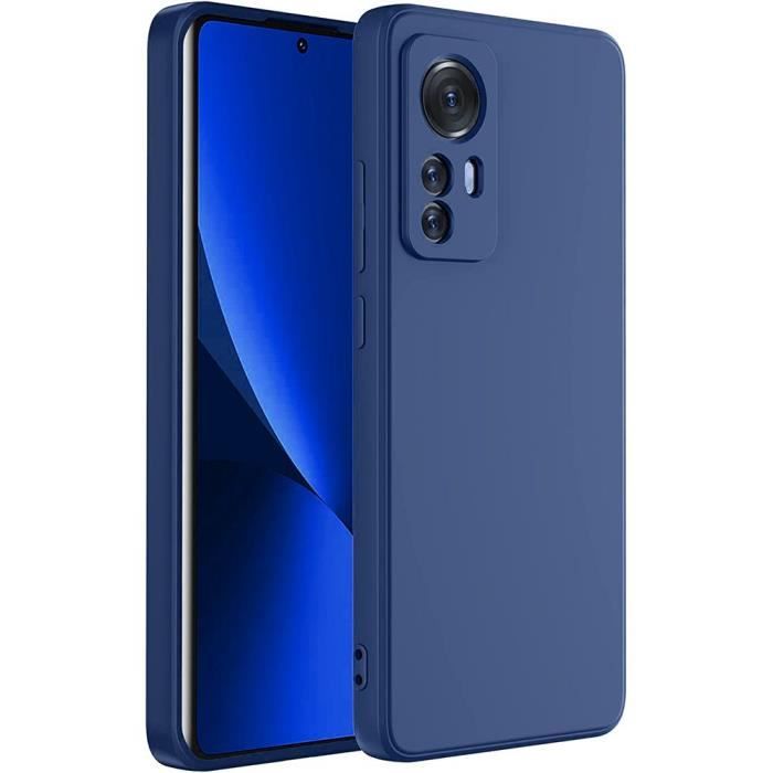 Coque pour Xiaomi 12 Pro Silicone Souple Ultra Léger Bleu Marine