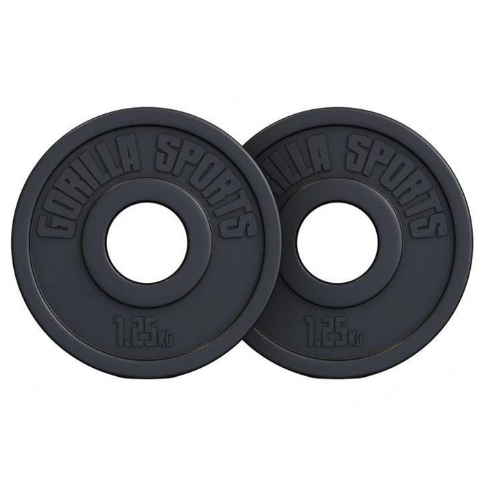 Paire de disques en plastique de 1,25 KG (2 x 1,25 KG) - 50-51 mm