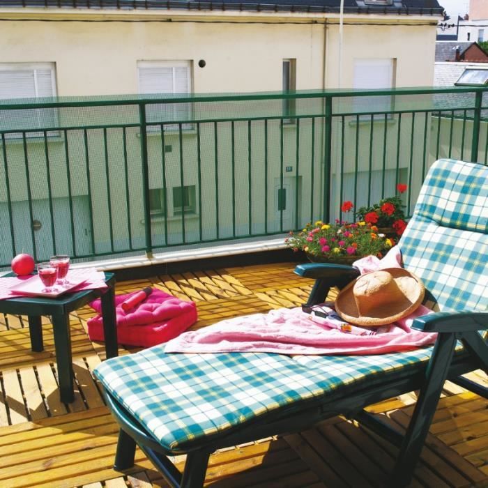 INTERMAS - Grillage plastique maille carrée Vert 1 x 5 m BALCONET