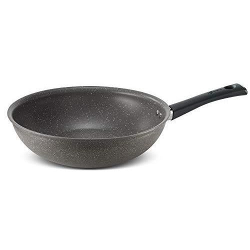 Lagostina Lavinia Poêle Wok 28 cm Effet Pierre Induction 012160041828