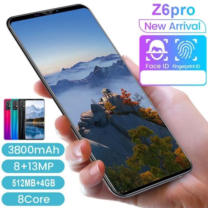 Z6 Smartphone 512 Mo + 4 Go Norme Européenne Noir