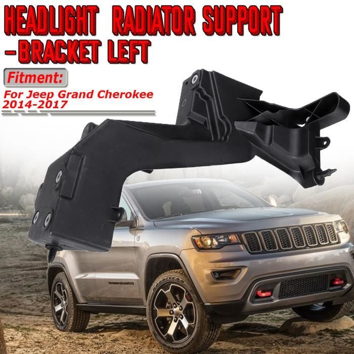 NEUFU Support de Radiateur de Phare Avant Gauche Pour Jeep Grand Cherokee 2014-2017