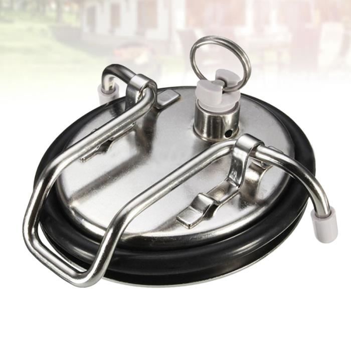 Acier inoxydable Soda Beer Force Carb Homebrew Carbonator Couvercle Carbonaté pour Bar Restaurant OUVRE-BOITE - OUVRE-BOCAUX