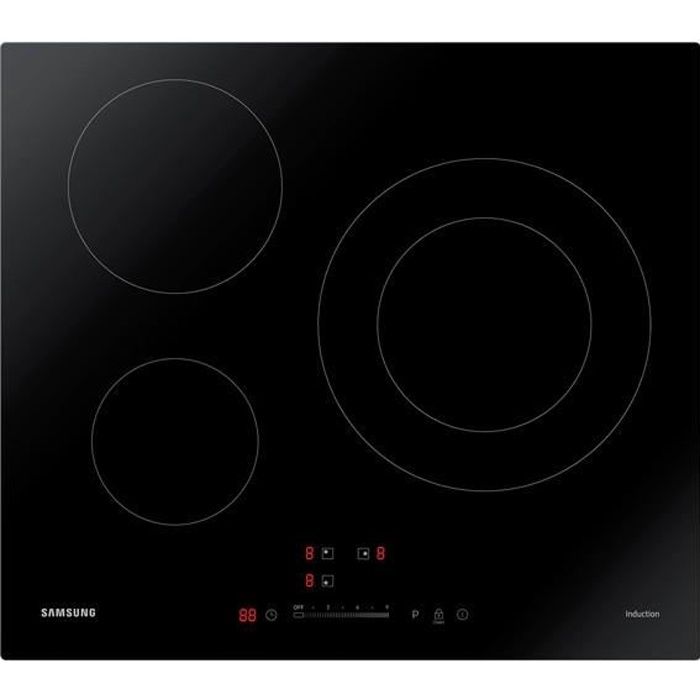 Plaque à Induction Samsung NZ63R3727AK 60 cm (3 Zones de cuisson)