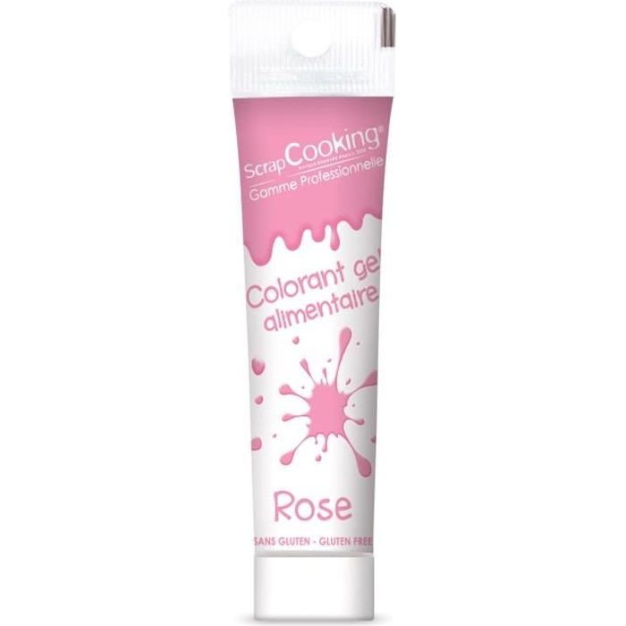 Colorant alimentaire gel - Rose - Scrapcooking