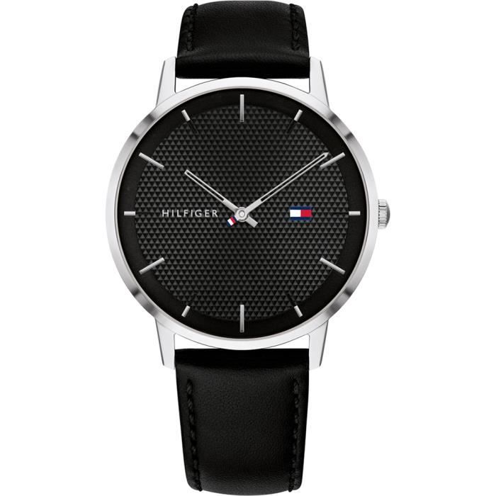 Tommy Hilfiger-Montre Analogique pour Homme à movement Quartz en Cuir - 1791651