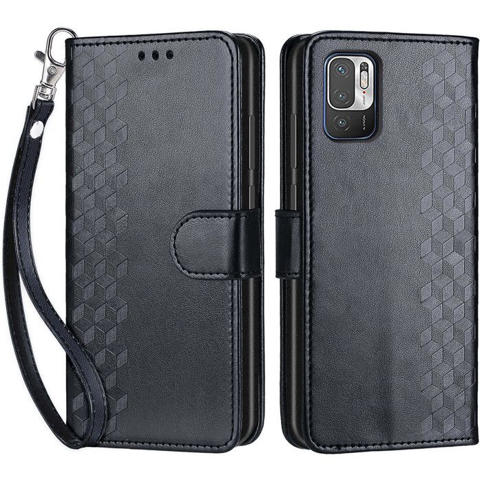 Étui Redmi Note 10 4G/Note 10s Motif de fleurs papillon PU Cuir