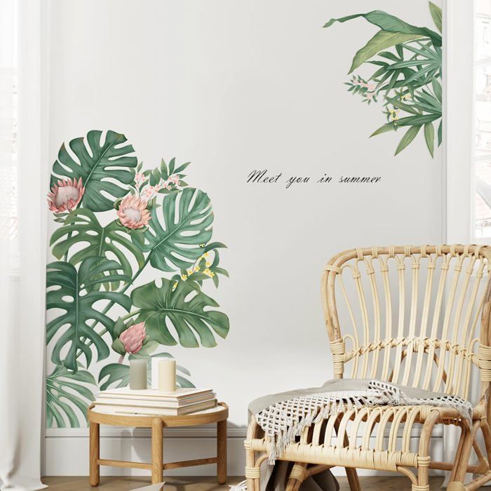 Grand Sticker Mural Palmier – Decalmile – Autocollant Tropical