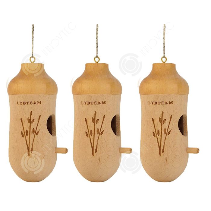 Comparer les prix de INN Maison doiseau  3 pcs maison de colibri terrasse extérieure maison de nidification de colibri décor maison nid de colibri en