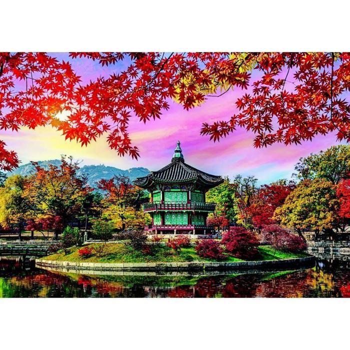 Puzzle - Palais de Gyeongbokgung (Séoul Corée du Sud) - 500 pièces - 47 x 33 cm - 10+