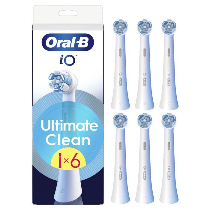 Oral B Série Io Ultimate Clean Brossettes Rondes De Rechange Authentiques Brins Crisscross Élimination De La Plaque Denta - vue 2
