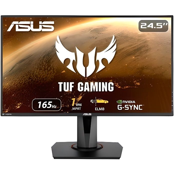 Ecran PC Gaming – Asus – TUF VG259QR – 24.5 – 1920×1080 – 144Hz – G-SYNC