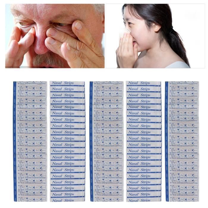 100 Bandes Nasales Anti-Ronflement - Aide Au Sommeil Sain - Lot Économique