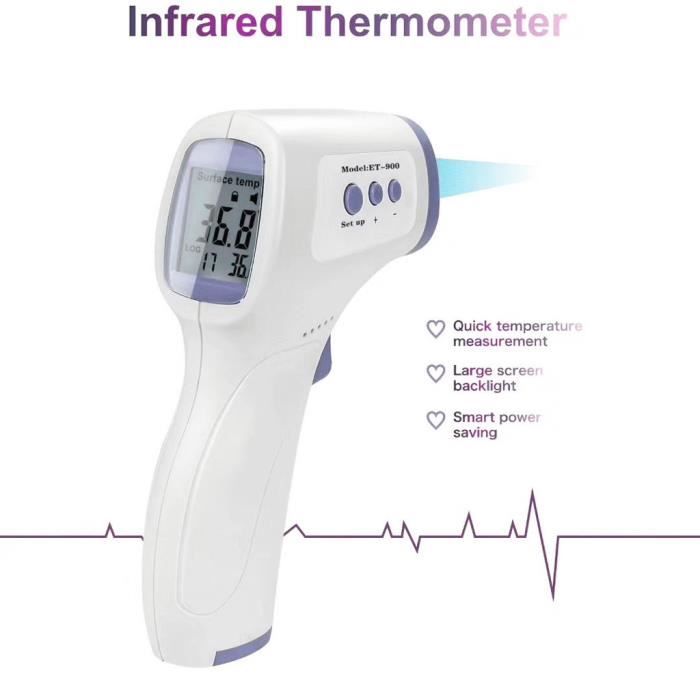 Portable Précis bébé infrarouge thermomètre auriculaire Safe Kids Infant ET-100B