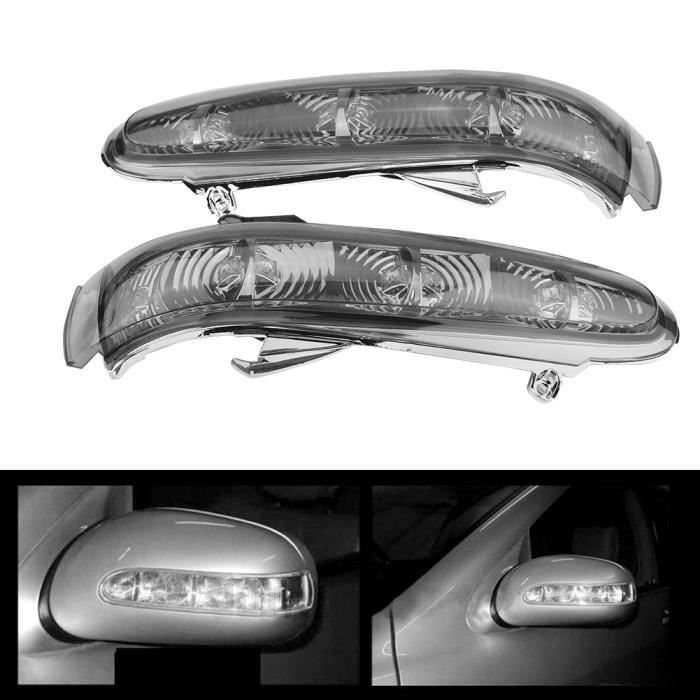 Wlauqueta 2X Lampe Clignotante de Clignotant de Rétroviseur Latéral de Voiture pour - W220 W215 S Classe CL500 S500 S600 2003-2006 Wlauqueta 2X Lampe Clignotante de Clignotant de Rétroviseur Latéral de Voiture pour - W220 W215 S Classe CL500 S500 S600 2003-2006