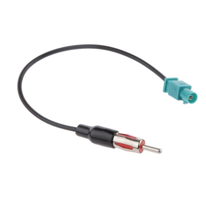 XCSOURCE Câble Adaptateur Antenne Autoradio - Stéréo Mâle Din FAKRA vers  Antenne Auto AM - FM pour Ford - BMW - VW MA559 - Cdiscount Auto