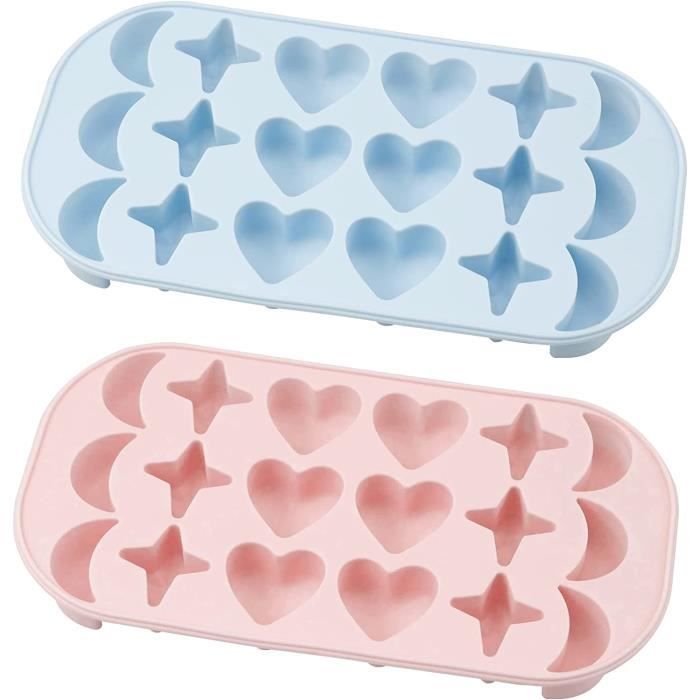 Bac à Glaçons Silicone 3 En 1 Pour Tasses Stanley - Glaçons Cylindriques Creux, 3 Tailles - Avec Couvercle étanche, Réutilisable