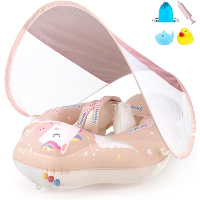 Bouee Piscine avec Auvent Ajouter, AiÀ La Natation pour Enfants Adapté, Bébé Siège Piscine avec Auvent, Flotteur Natation Gonflable pour Bébé, Bague Natation Flottante Bouee Piscine avec Auvent Ajouter, AiÀ La Natation pour Enfants Adapté, Bébé Siège Piscine avec Auvent, Flotteur Natation Gonflable pour Bébé, Bague Natation Flottante