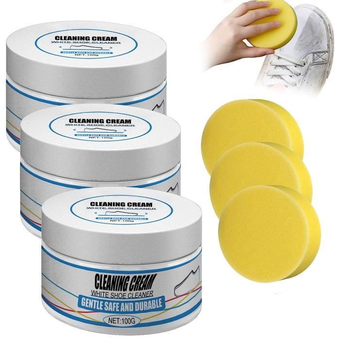 White Shoe Cleaning Cream,Shoe Cleaner Cream,Multipurpose Cleaning Cream,Cleaning  Cream for Shoes,2023 New Version Multi-Functional - Cdiscount Chaussures