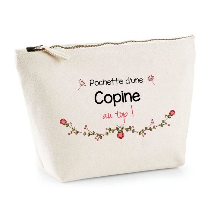 Pochette Copine - Trousse à maquillage - Idée cadeau original